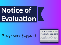 Notice of Evaluation