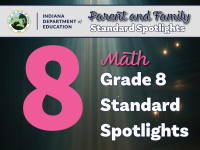 Mathematics Parent & Family: Grade 8 Standard Spotlights