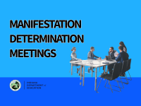 Manifestation Determination Meetings