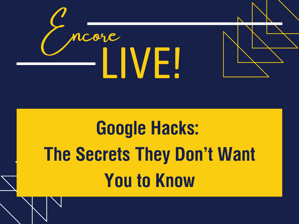 Learning Lab Google Hacks The Secrets They Don’t Want You to Know