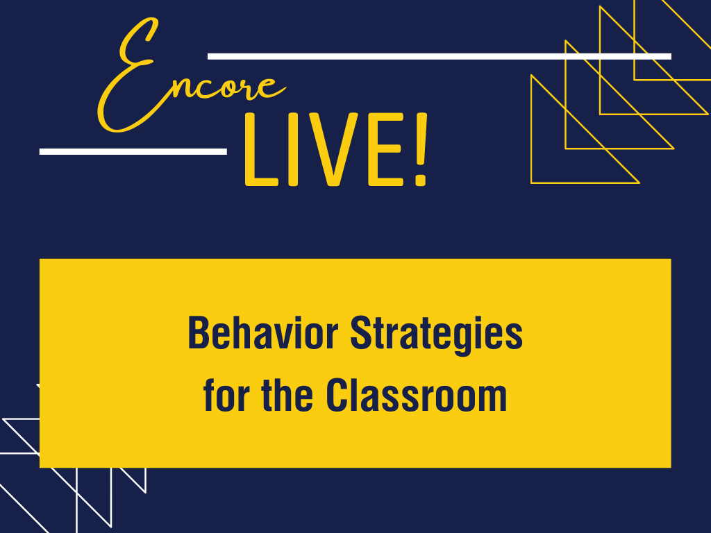 Learning Lab Behavior Strategies for the Classroom