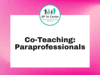 Co-Teaching: Paraprofessionals