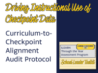 Curriculum-to-Checkpoint Alignment Audit Protocol
