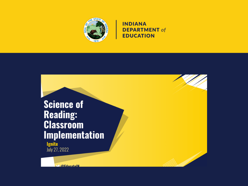 Learning Lab - Ignite Conference: Science of Reading Implementation