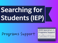 Searching for Students (IEP)