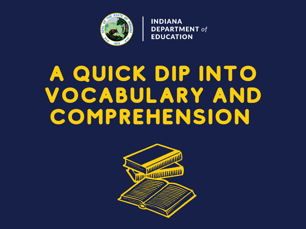 Learning Lab A Quick Dip into Vocabulary and Comprehension