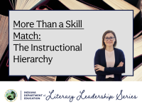 More Than a Skill Match: The Instructional Hierarchy