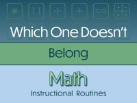 Which One Doesn't Belong: Talking Math with Kids