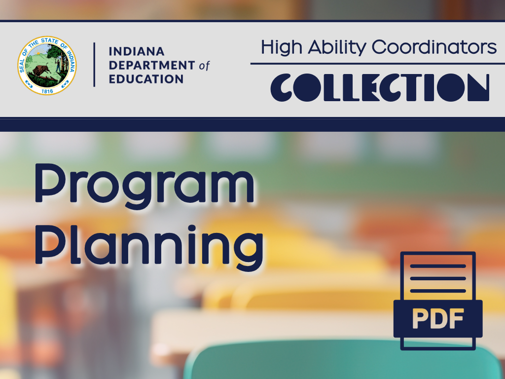 Learning Lab - High Ability Program Planning