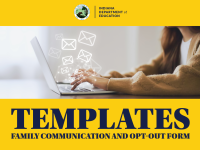 Templates: Family Communication and Opt-Out Form