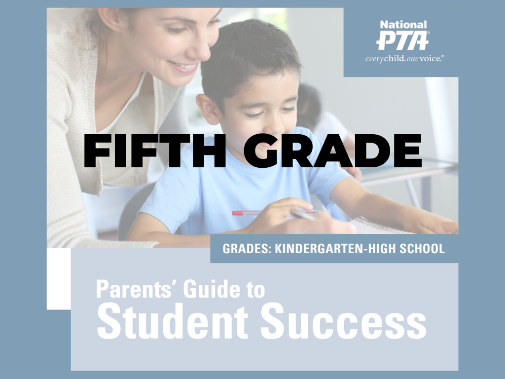 Learning Lab - PTA Parent Guide for Success - Fifth Grade