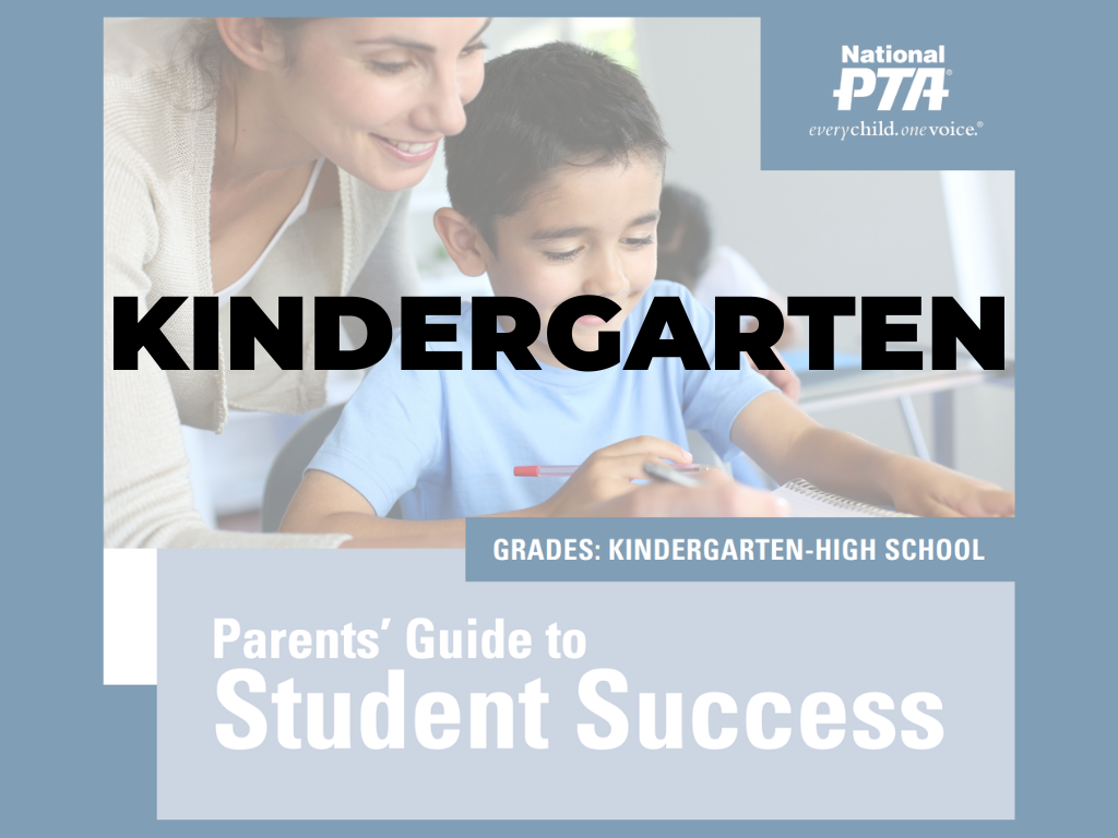 Learning Lab - PTA Parent Guide for Success - Kindergarten