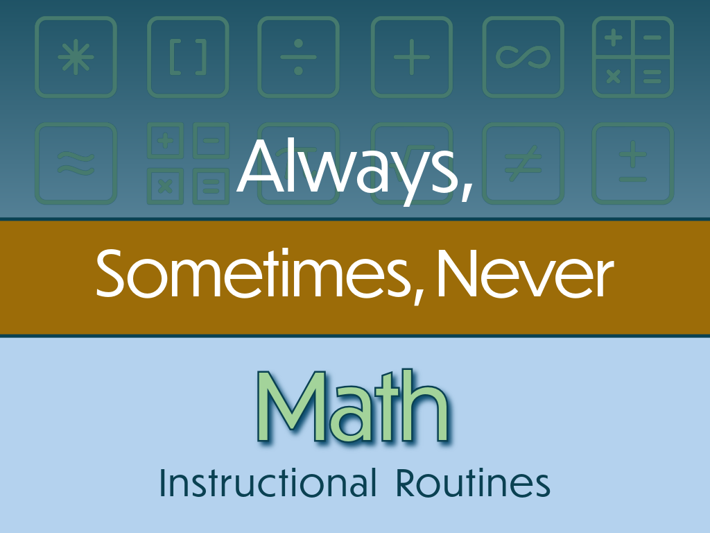 Learning Lab - Always, Sometimes, Never