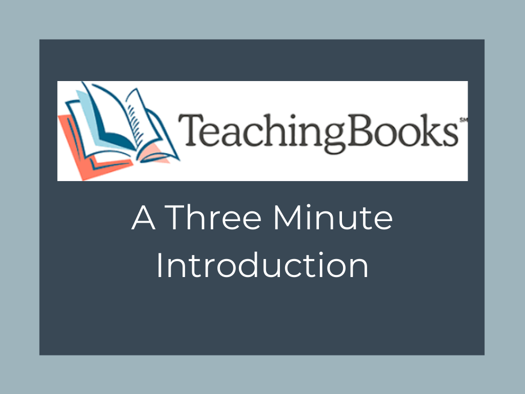 Learning Lab Teachingbooks A Video Introduction