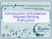 Experts Explain: Introduction of Evidence-Aligned Writing Instruction