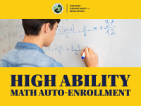 HA Math Auto-Enrollment